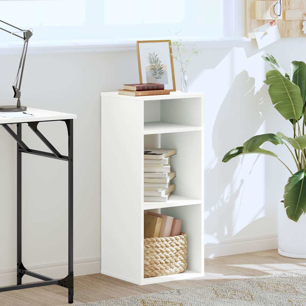 Libreria Bianca 34x31x80 cm in Legno Multistrato