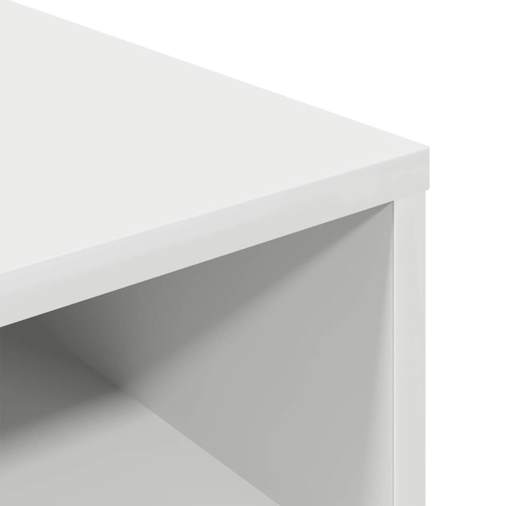 Libreria Bianca 34x31x80 cm in Legno Multistrato
