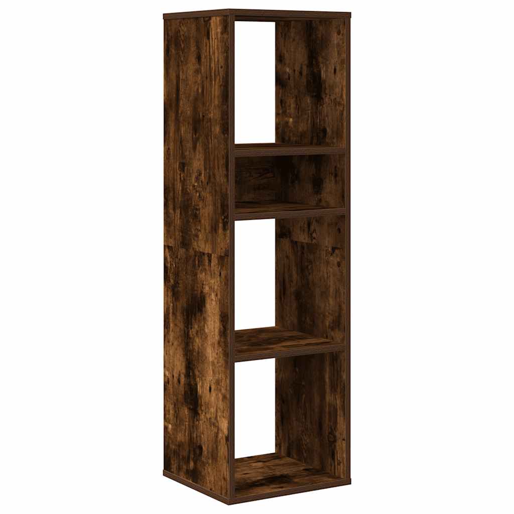 Libreria Rovere Fumo 34x31x112 cm in Legno Multistrato