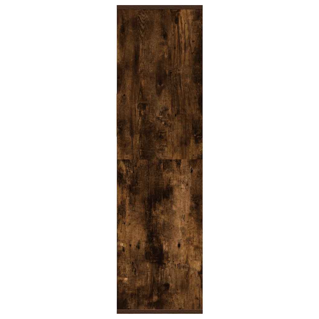 Libreria Rovere Fumo 34x31x112 cm in Legno Multistrato