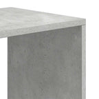 Libreria Grigio Cemento 66x31x112 cm in Legno Multistrato