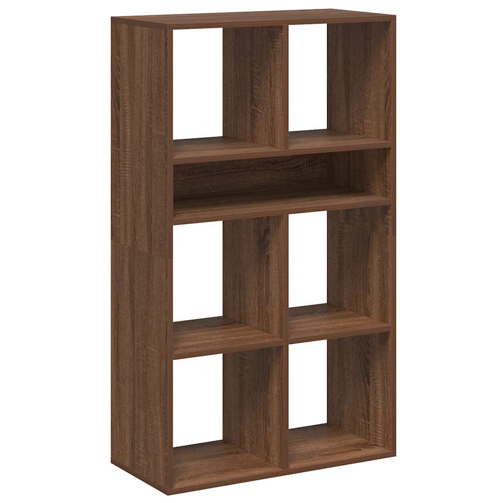 Libreria Rovere Marrone 66x31x112 cm in Legno Multistrato