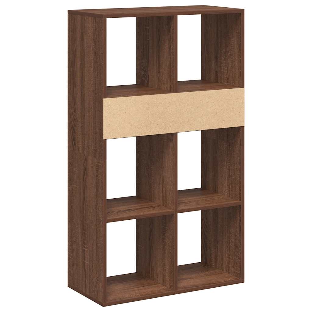 Libreria Rovere Marrone 66x31x112 cm in Legno Multistrato