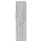 Libreria Grigio Sonoma 66x31x112 cm in Legno Multistrato