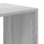 Libreria Grigio Sonoma 66x31x112 cm in Legno Multistrato