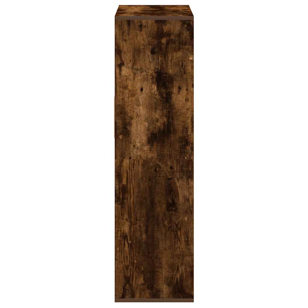 Libreria Rovere Fumo 66x31x112 cm in Legno Multistrato