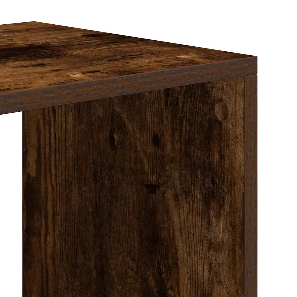 Libreria Rovere Fumo 66x31x112 cm in Legno Multistrato