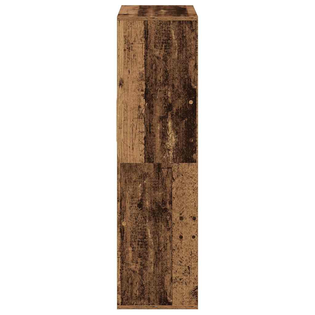 Libreria Legno Antico 66x31x112 cm in Legno Multistrato
