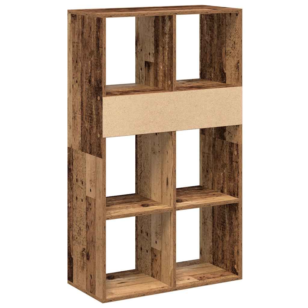 Libreria Legno Antico 66x31x112 cm in Legno Multistrato