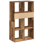 Libreria Legno Antico 66x31x112 cm in Legno Multistrato