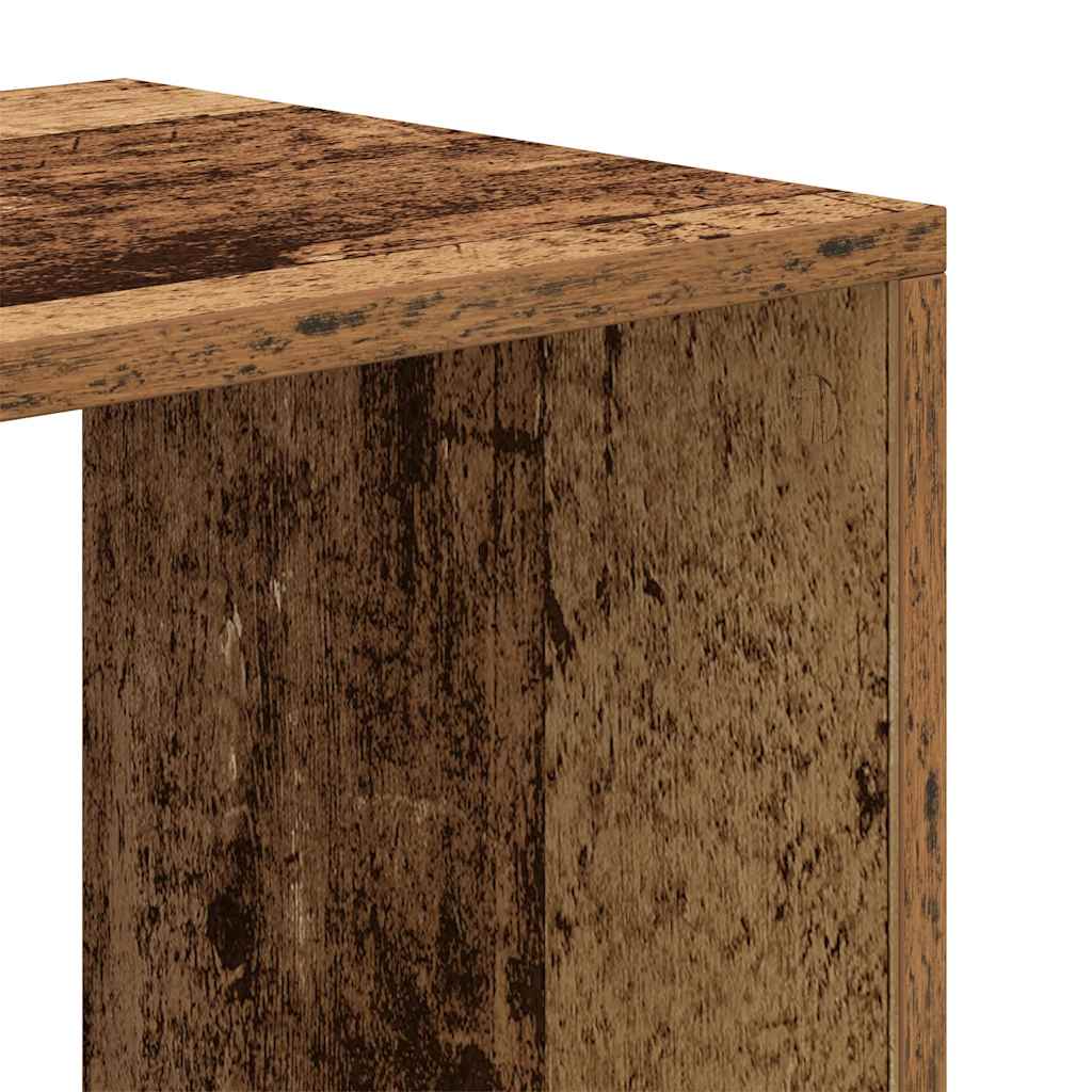 Libreria Legno Antico 66x31x112 cm in Legno Multistrato