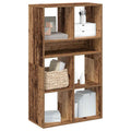 Libreria Legno Antico 66x31x112 cm in Legno Multistrato