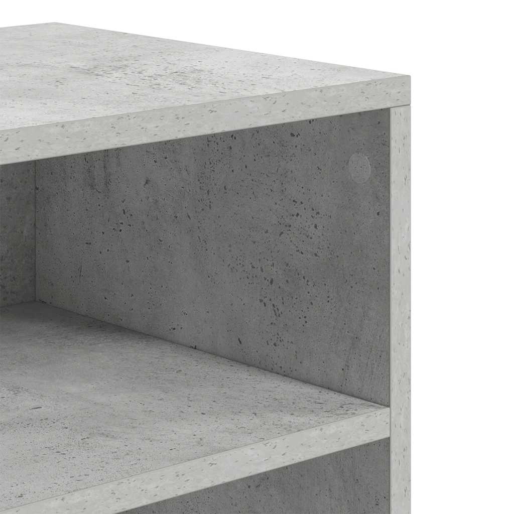 Libreria Grigio Cemento 60x30x71,5 cm in Legno Multistrato