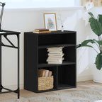 Libreria Nera 60x30x71,5 cm in Legno Multistrato