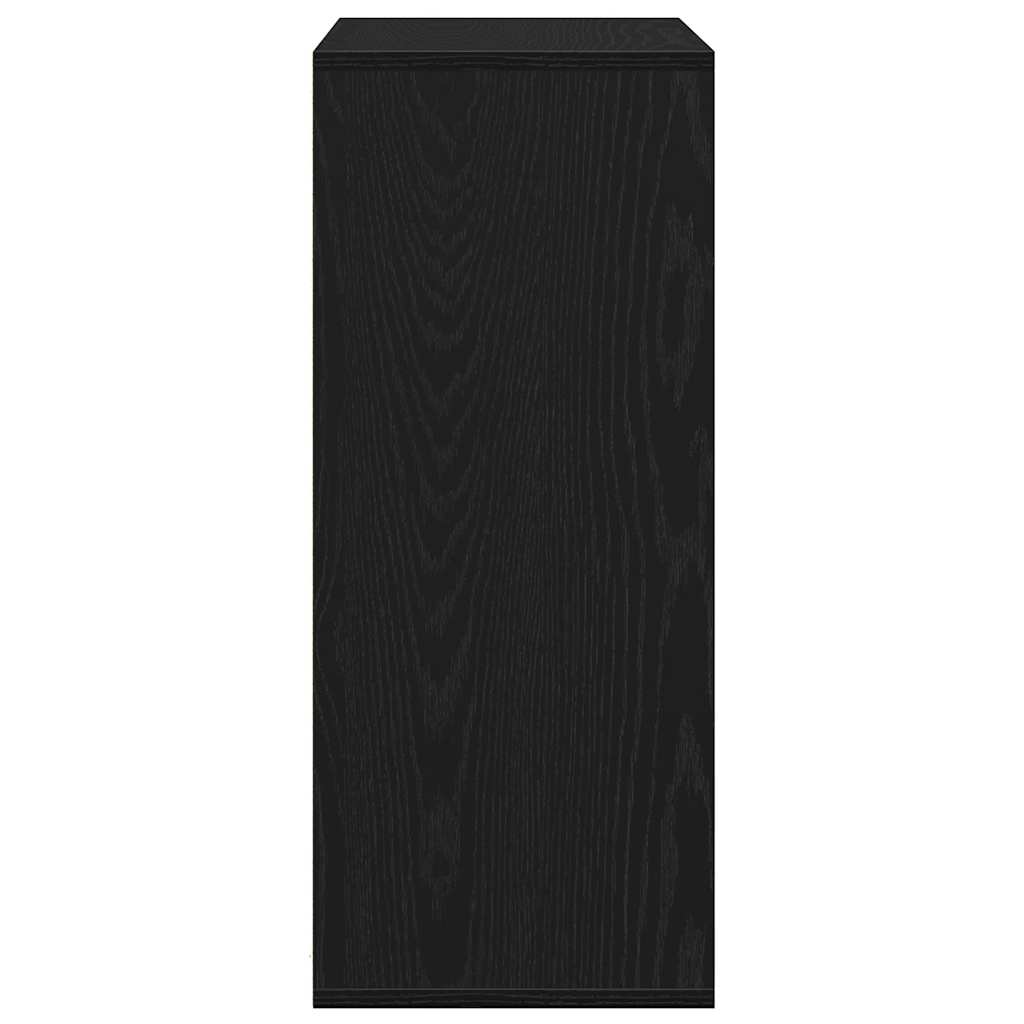 Libreria Nera 60x30x71,5 cm in Legno Multistrato
