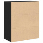 Libreria Nera 60x30x71,5 cm in Legno Multistrato