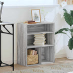 Libreria Grigio Sonoma 60x30x71,5 cm in Legno Multistrato