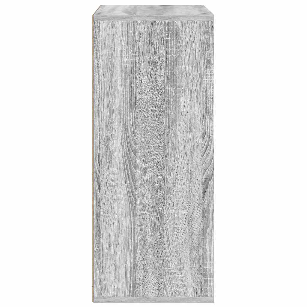 Libreria Grigio Sonoma 60x30x71,5 cm in Legno Multistrato