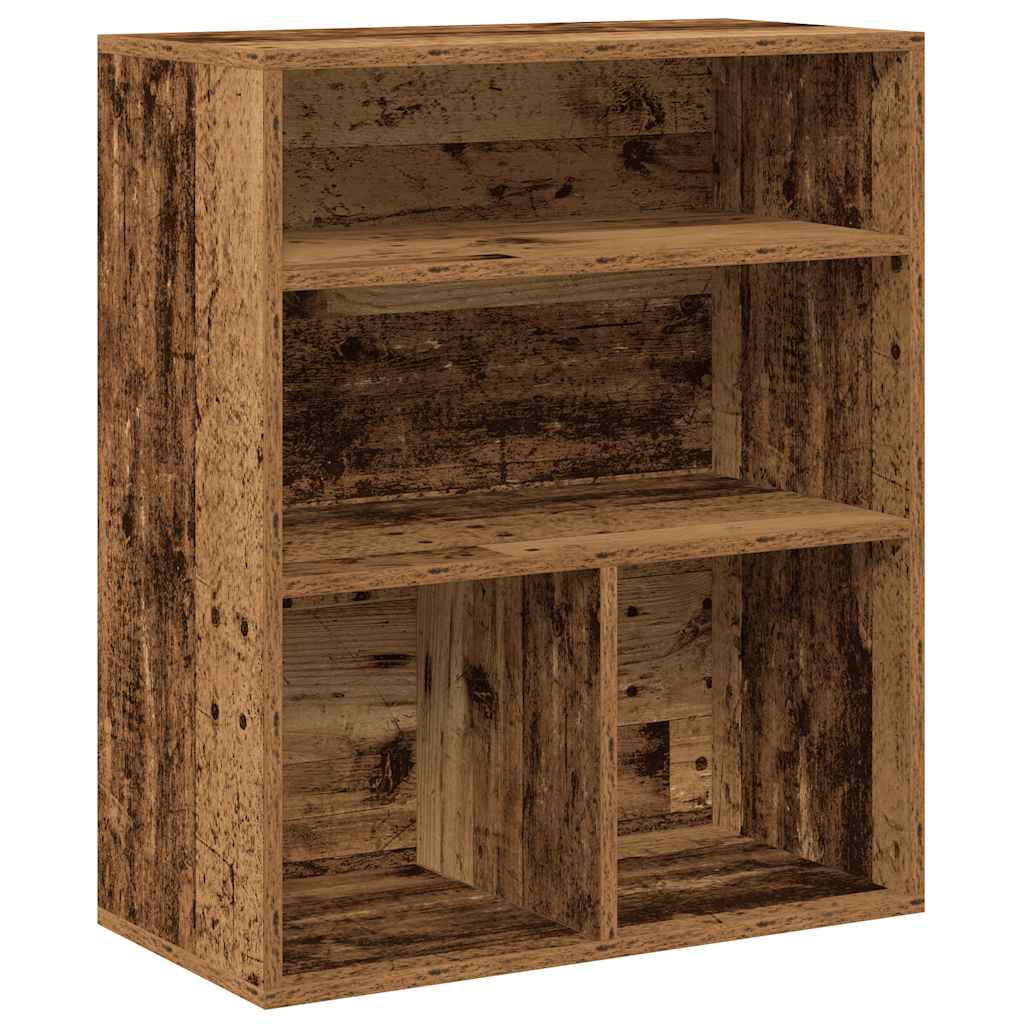Libreria Legno Antico 60x30x71,5 cm in Legno Multistrato
