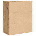 Libreria Rovere Artigianale 60x30x71,5 cm Legno Multistrato
