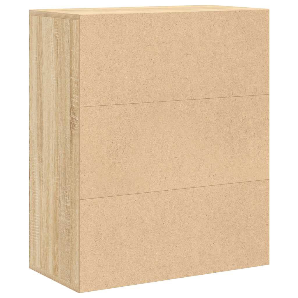 Libreria Rovere Sonoma 60x30x71,5 cm in Legno Multistrato