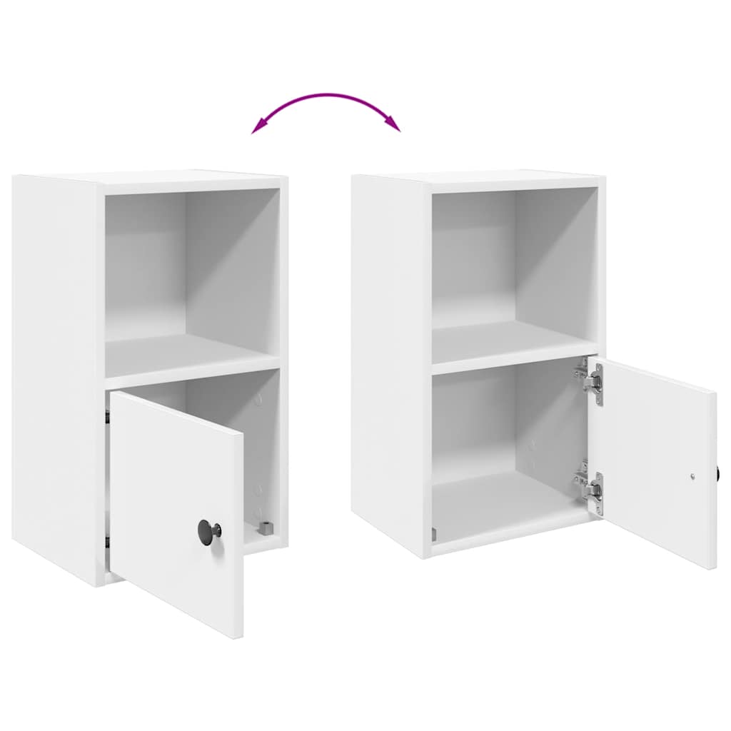 Libreria Bianca 31x24x52 cm in Legno Multistrato