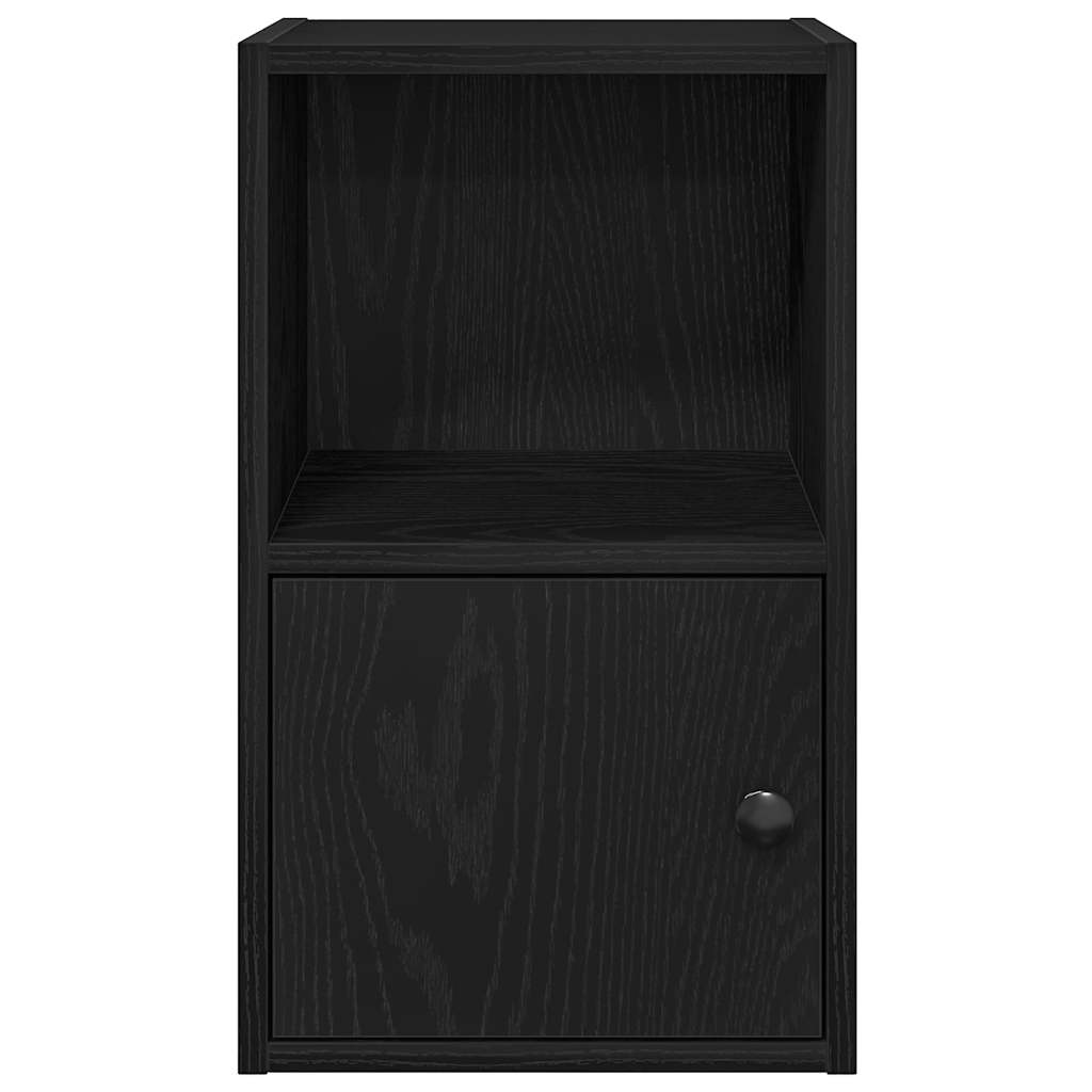 Libreria Rovere Nero 31x24x52 cm in Legno Multistrato
