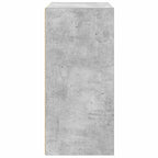 Libreria Grigio Cemento 31x24x52 cm in Legno Multistrato