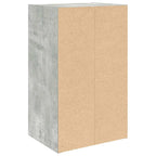 Libreria Grigio Cemento 31x24x52 cm in Legno Multistrato