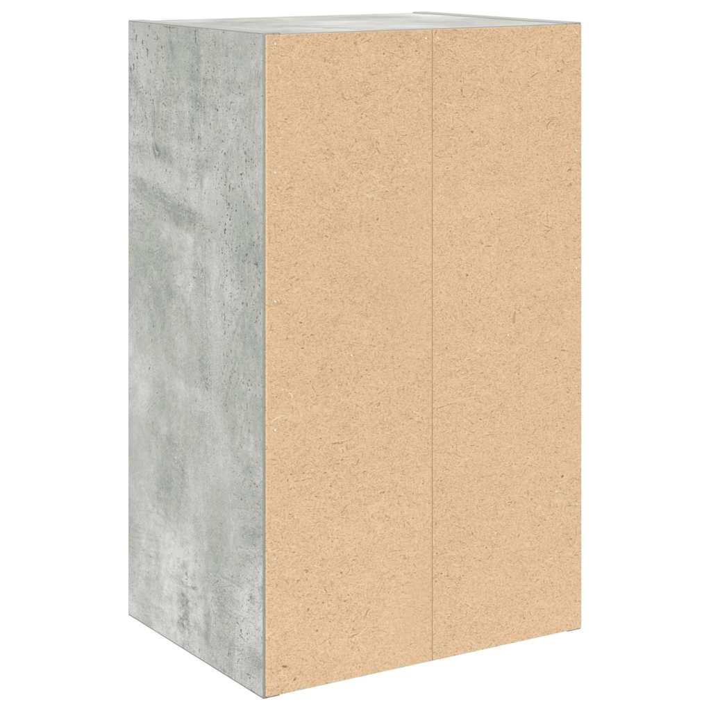 Libreria Grigio Cemento 31x24x52 cm in Legno Multistrato