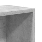 Libreria Grigio Cemento 31x24x52 cm in Legno Multistrato