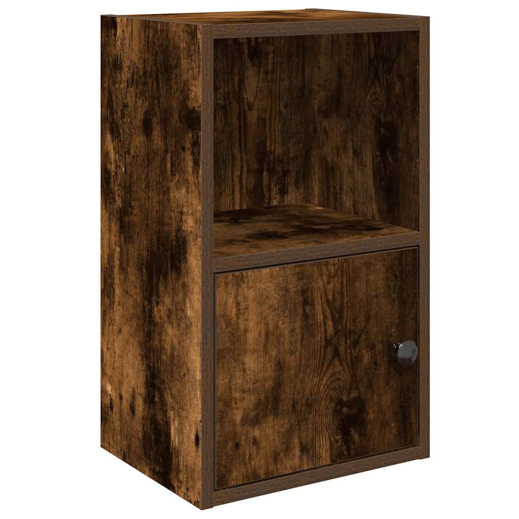 Libreria Rovere Fumo 31x24x52 cm in Legno Multistrato