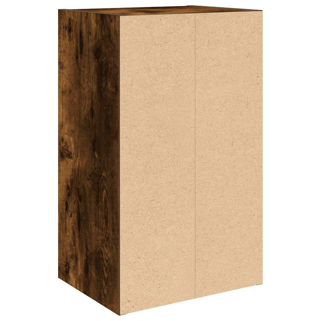 Libreria Rovere Fumo 31x24x52 cm in Legno Multistrato