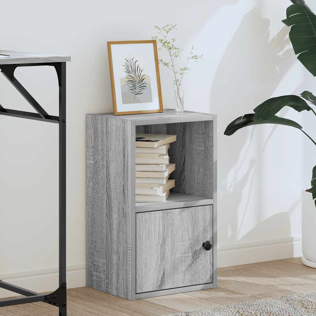 Libreria Grigio Sonoma 31x24x52 cm in Legno Multistrato