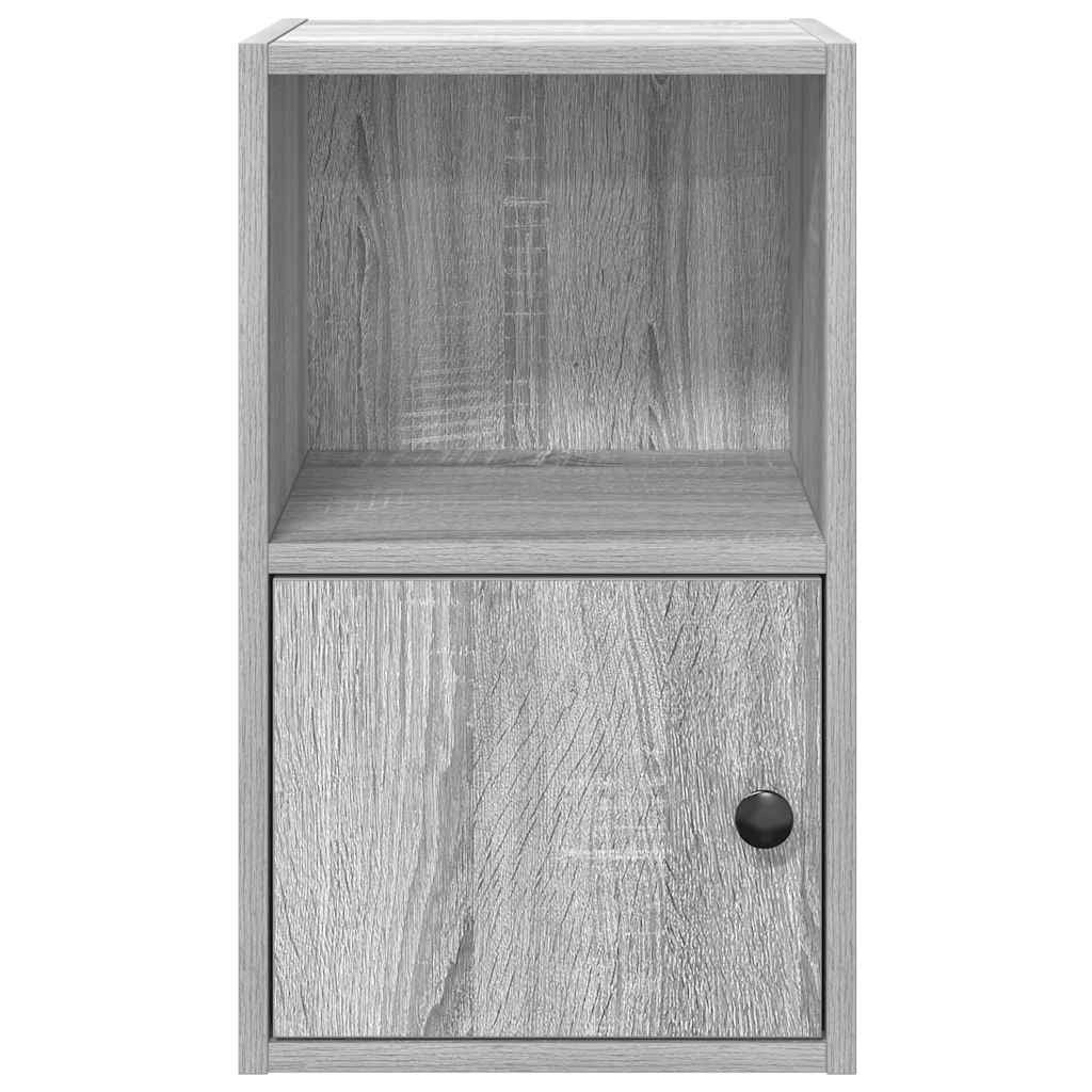 Libreria Grigio Sonoma 31x24x52 cm in Legno Multistrato