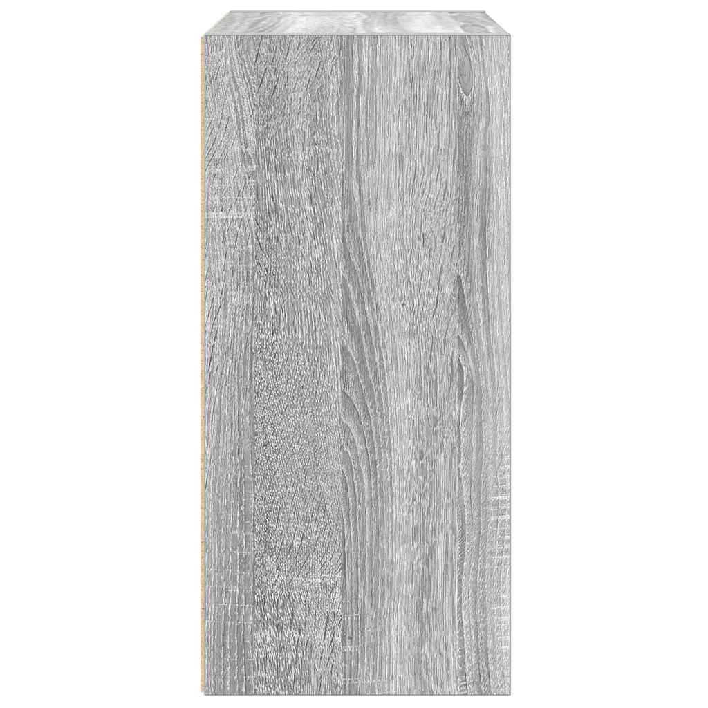 Libreria Grigio Sonoma 31x24x52 cm in Legno Multistrato