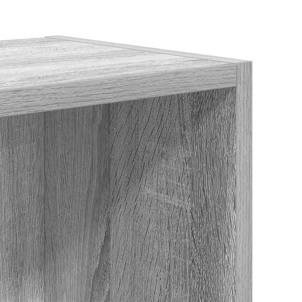 Libreria Grigio Sonoma 31x24x52 cm in Legno Multistrato