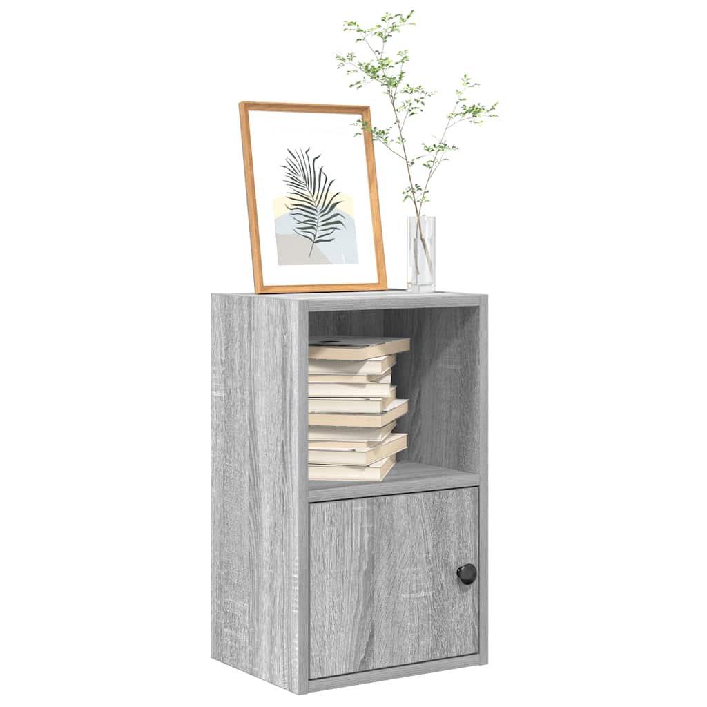Libreria Grigio Sonoma 31x24x52 cm in Legno Multistrato