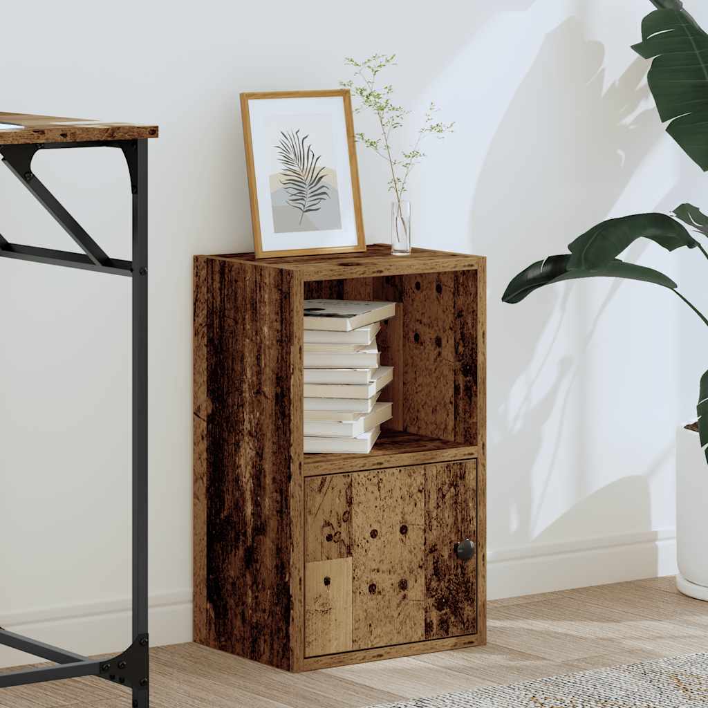 Libreria Legno Vecchio 31x24x52 cm in Legno Multistrato