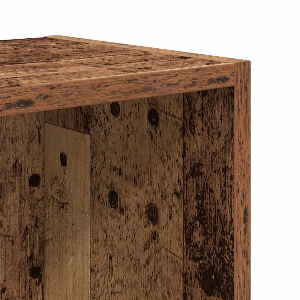Libreria Legno Vecchio 31x24x52 cm in Legno Multistrato