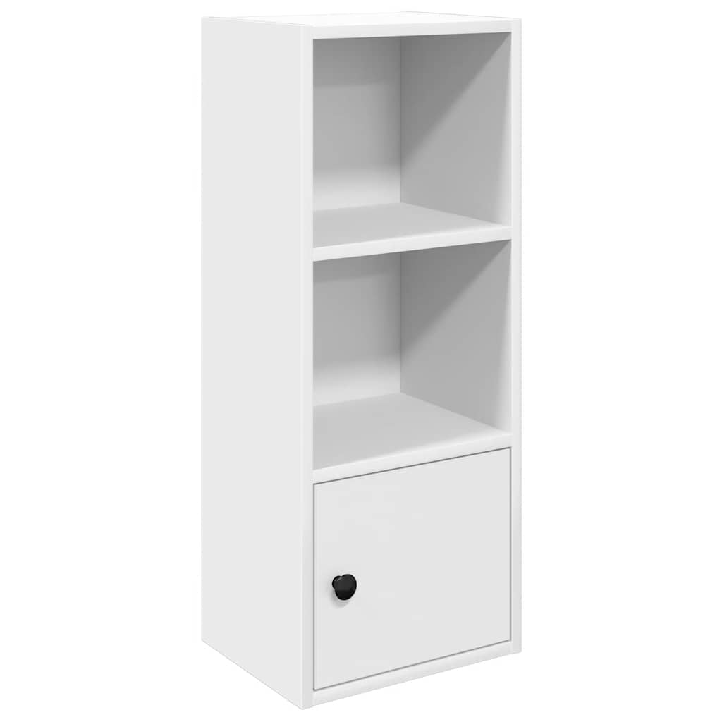 Libreria Bianca 31x24x77 cm in Legno Multistrato