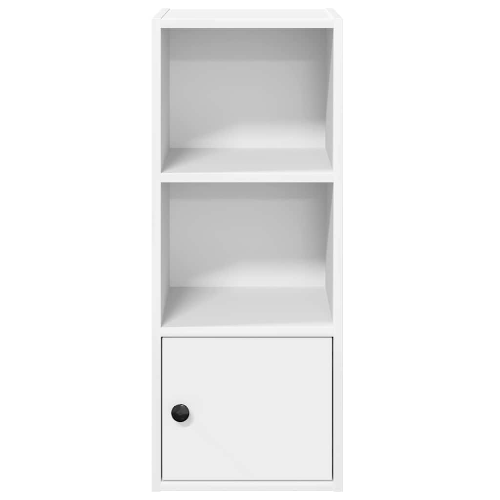 Libreria Bianca 31x24x77 cm in Legno Multistrato