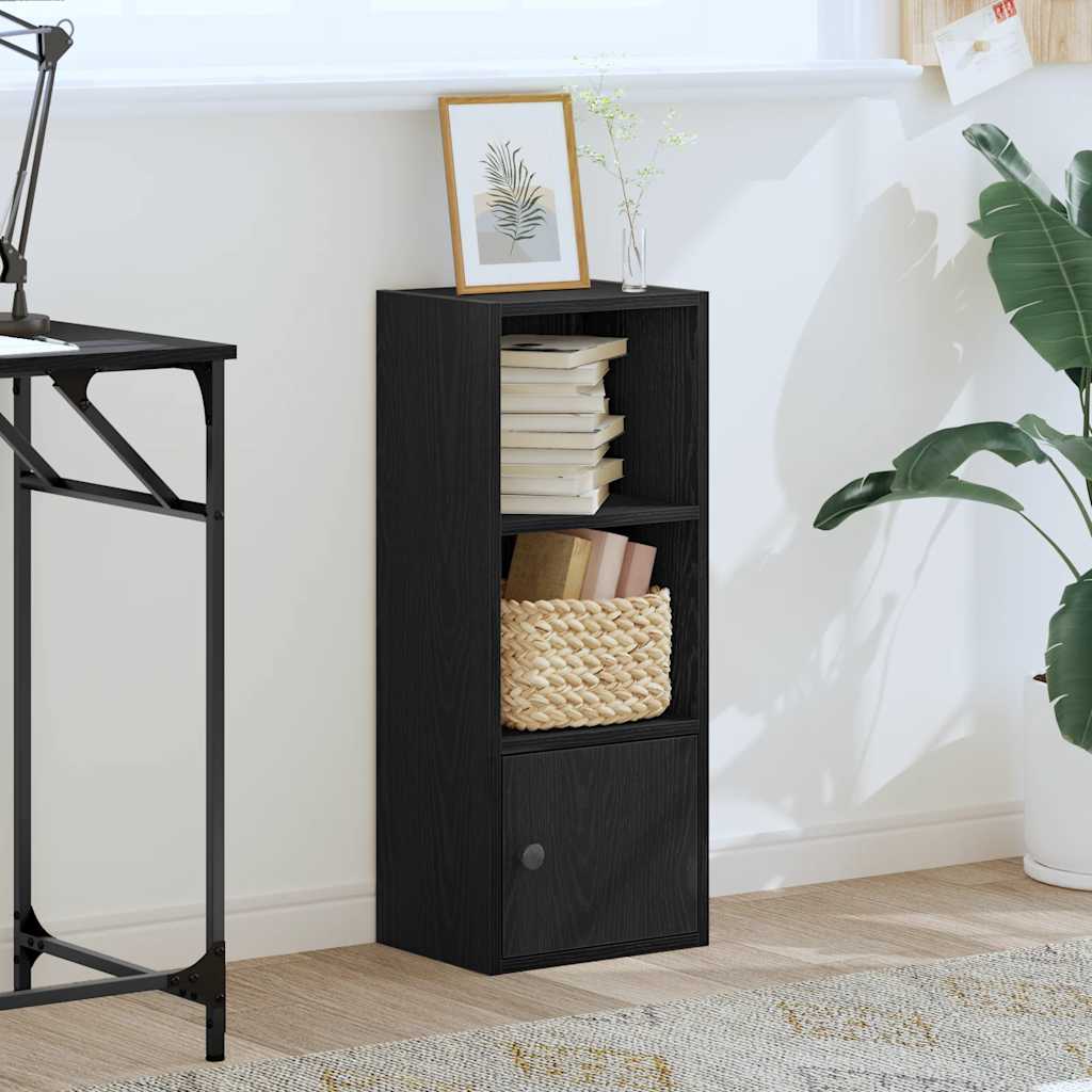 Libreria Rovere Nero 31x24x77 cm in Legno Multistrato