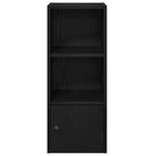 Libreria Rovere Nero 31x24x77 cm in Legno Multistrato