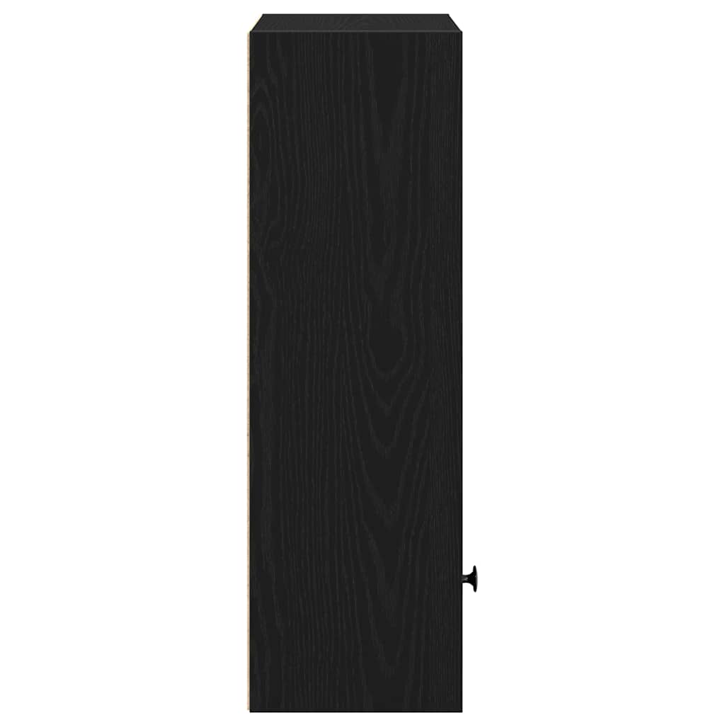 Libreria Rovere Nero 31x24x77 cm in Legno Multistrato