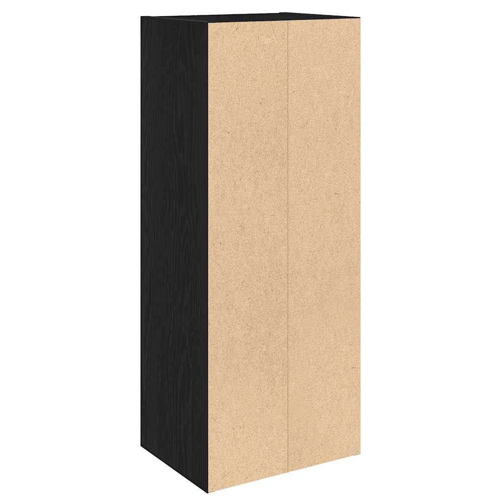 Libreria Rovere Nero 31x24x77 cm in Legno Multistrato