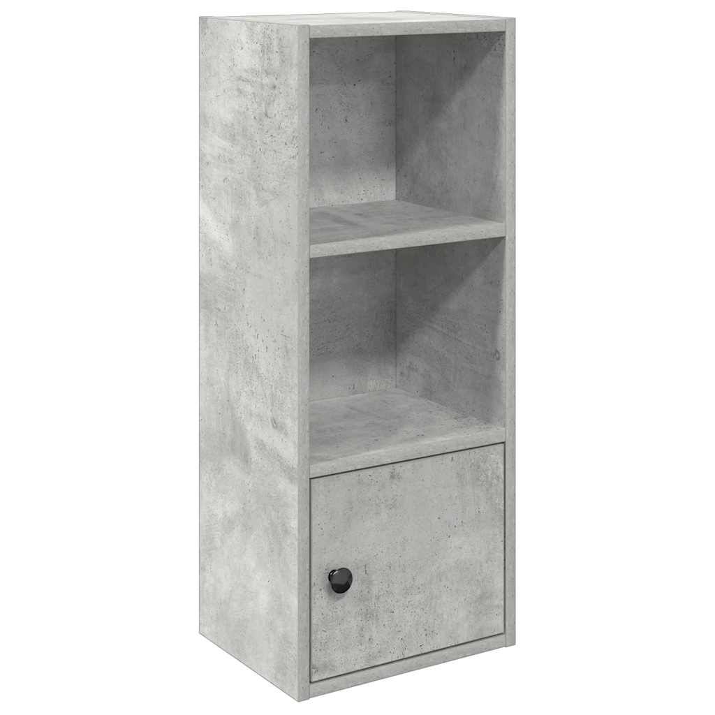 Libreria Grigio Cemento 31x24x77 cm in Legno Multistrato