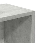Libreria Grigio Cemento 31x24x77 cm in Legno Multistrato