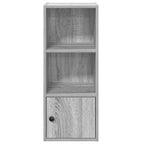Libreria Grigio Sonoma 31x24x77 cm in Legno Multistrato