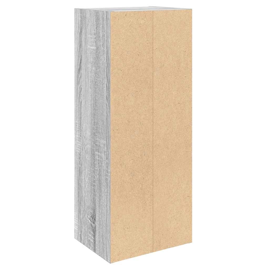 Libreria Grigio Sonoma 31x24x77 cm in Legno Multistrato